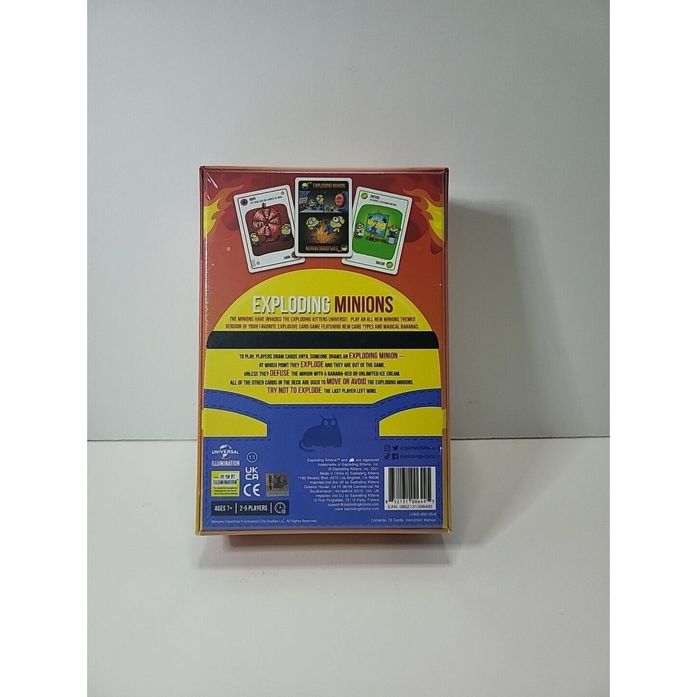 Exploding Kittens Exploding Minions Special Edition Card Game NIB - Picture 4 of 5